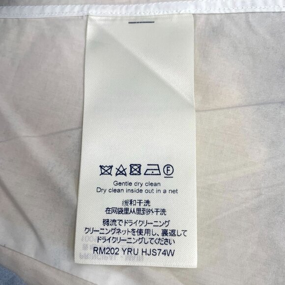 Louis Vuitton Sky & Cloud Print Cotton Long-Sleeve Shirt L Made In Italy - Picture 4 of 8